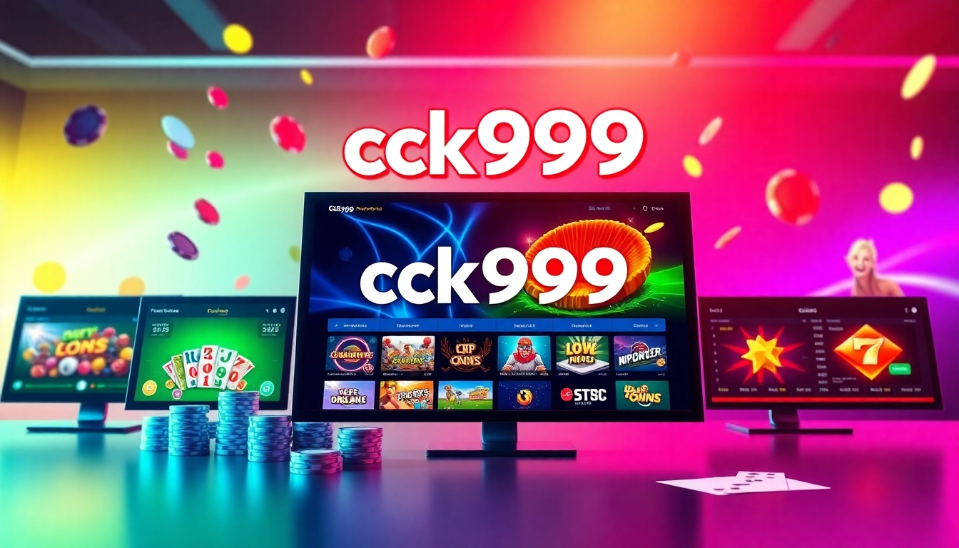 ck999 online casino platform with vibrant slots and sports betting visuals for engaging user experience