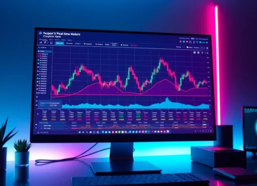 Detailed graphic illustrating aicoin下载 with real-time crypto charts, showcasing user-friendly interface and security features for online trading.