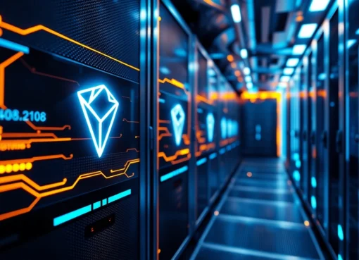 Secure tron energy platform featuring blockchain nodes and dynamic energy flow for efficient transactions.