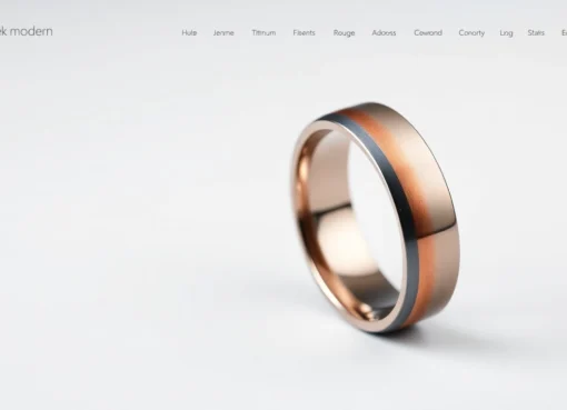 Visit https://ax88c.com/ to view exquisite titanium and copper wedding bands with luminescent finish, crafted for elegance and durability.