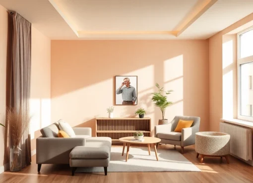 Psycholog Lublin providing compassionate therapy in a cozy, welcoming office environment.