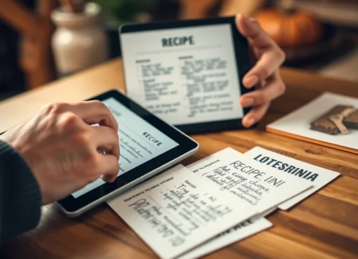 Effortlessly collect recipes digitally and physically to streamline your kitchen organization and cooking experience.