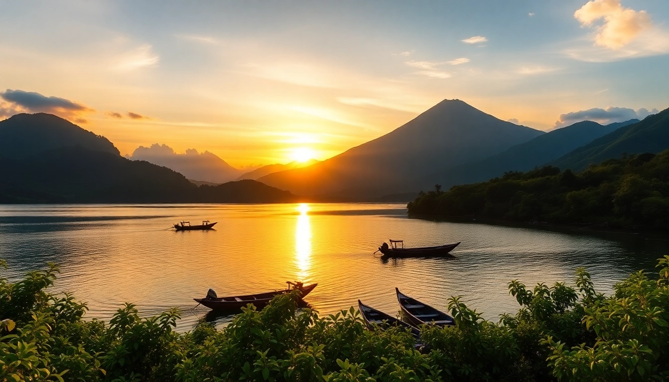 Beautiful view of Lombok with towering Mount Rinjani, pristine beaches, and clear blue waters, inviting adventure and relaxation.