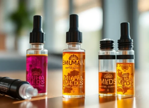 Authentic Muha Meds vape cartridges and disposables showcasing high-quality extracts and rich terpene profiles for premium vaping experiences.
