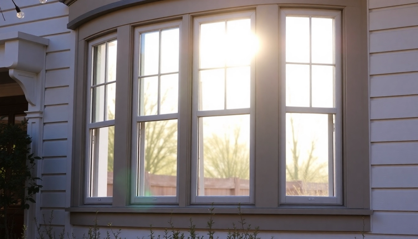 Modern take on sash window replacement highlighting elegant new timber designs in natural light.