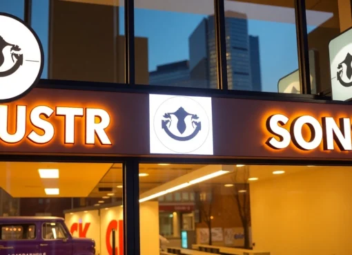 Expert sign company in Louisville installing vibrant, custom business signs that enhance brand visibility and attract customers.