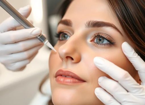 Botox Faltenbehandlung in Zürich: Skilled facial injection treatment for smooth, youthful skin.