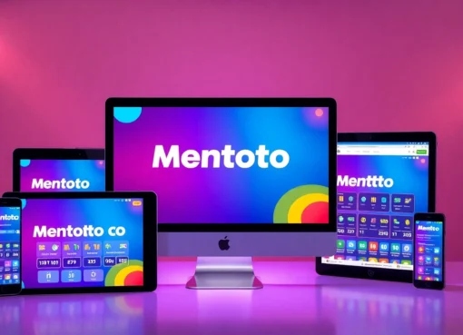 Mentoto online togel platform showing secure interface on multiple devices, emphasizing trust and accessibility for players.
