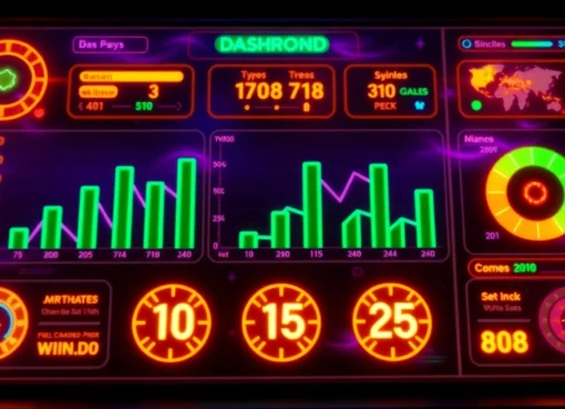 Dynamic domain rating increase live dashboard with neon effects