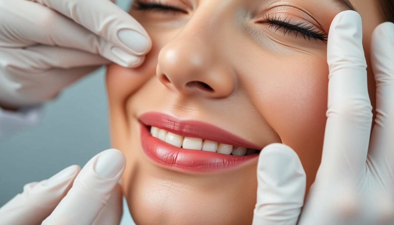 Botox Behandlung: Professional aesthetic treatment being administered with focus on precision and comfort.