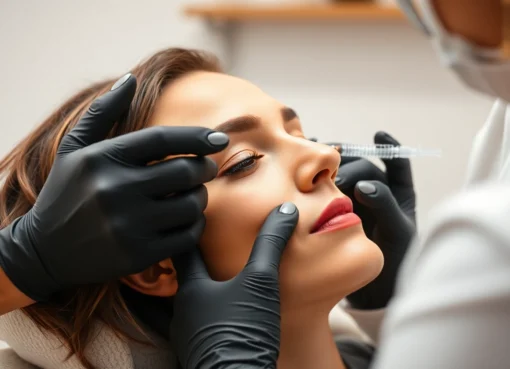 Experienced specialist administering Fettwegspritze Zürich to reduce stubborn fat deposits confidently in a modern clinic setting.