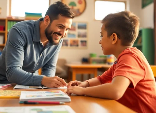 Engaging tutoring in Hammana: personalized educational session with a Lebanese student and tutor in a welcoming setting.