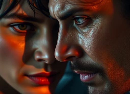 High-quality nsfw ai generated scene featuring realistic adult characters with detailed textures and expressive emotions, capturing intimacy naturally.
