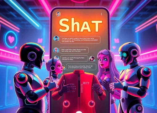 Engaging spicychatai conversation with colorful AI characters in a dynamic digital environment, highlighting realism and user interaction.