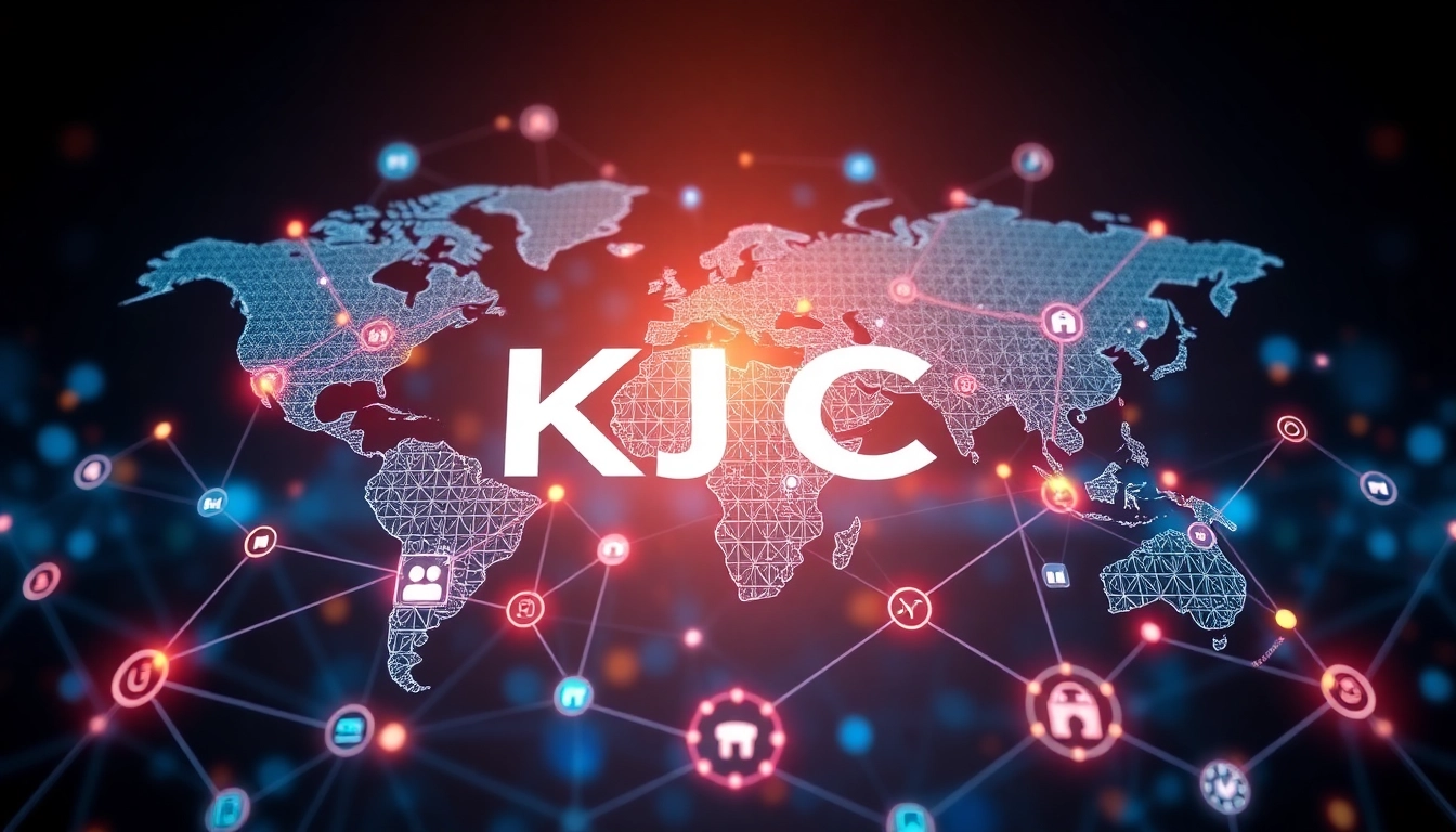 KJC's building a global digital ecosystem with advanced technology and interconnected platforms for innovation and user connectivity.