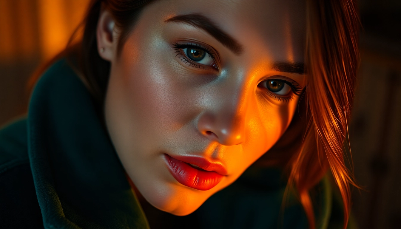 Dream Companion NSFW AI Generator scene: hyperrealistic portrait with cinematic lighting.