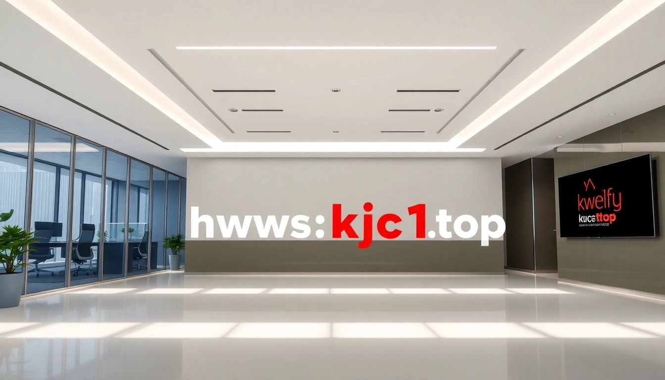 Homepage of https://kjc1.top/ showcasing a dynamic, professional website interface with clean lines and engaging visuals for user engagement.