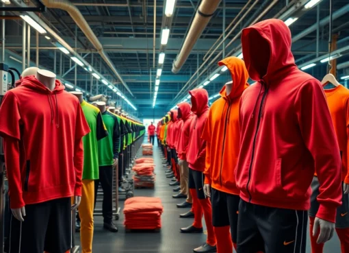 Leading Sportswear Manufacturers producing high-performance athletic apparel for athletes worldwide.
