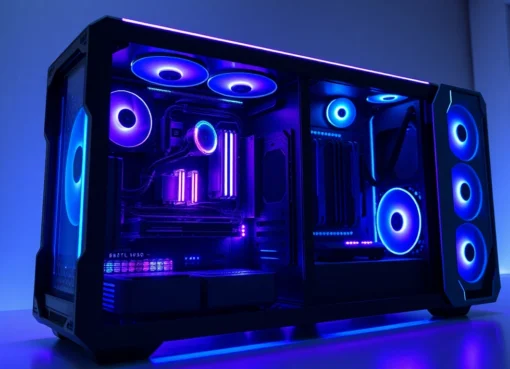 Discover powerful gaming desktops with high-end hardware and vibrant RGB lighting for seamless gameplay.