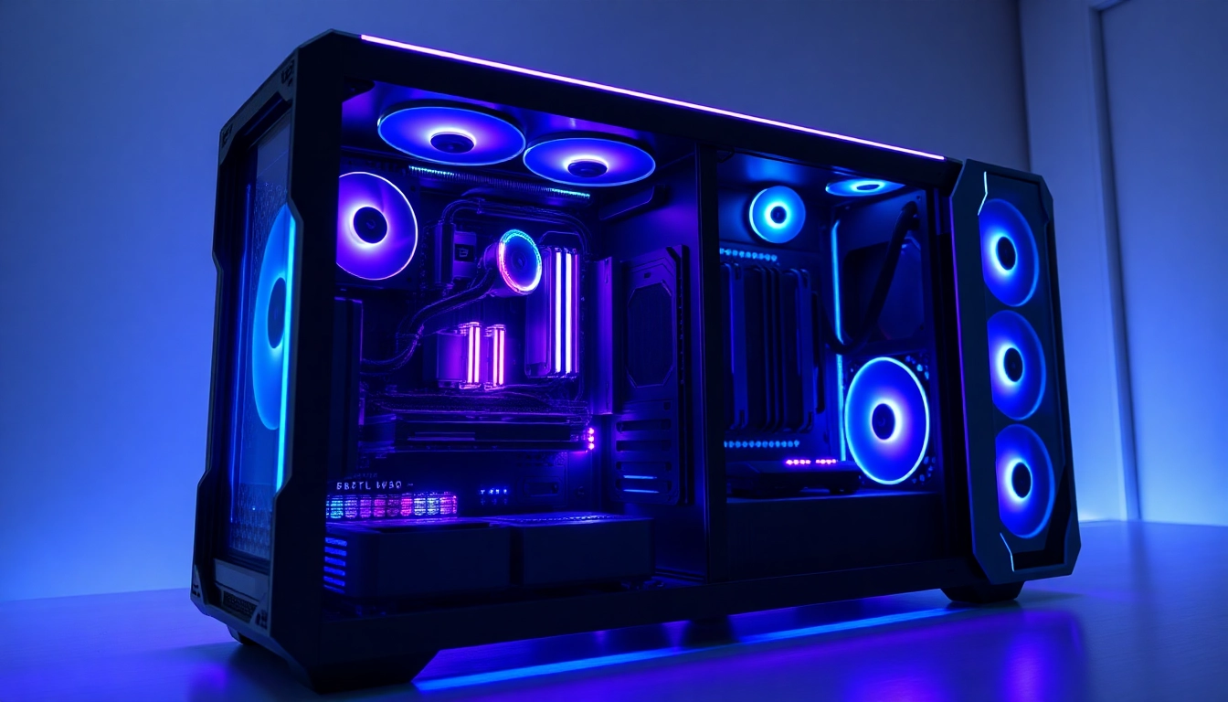 Discover powerful gaming desktops with high-end hardware and vibrant RGB lighting for seamless gameplay.