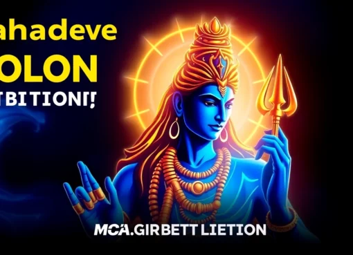 Mahadev book betting platform engaging users with divine Shiva imagery and modern digital