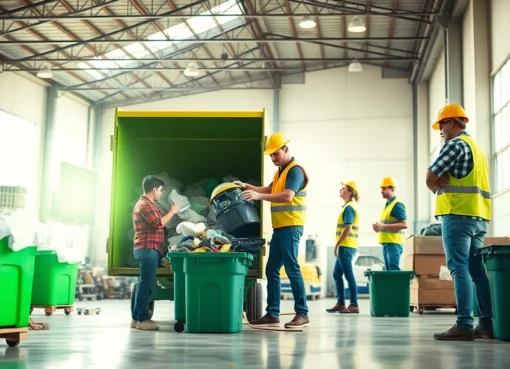 Entrumpelung Nurnberg professionals efficiently clearing clutter from a spacious home interior