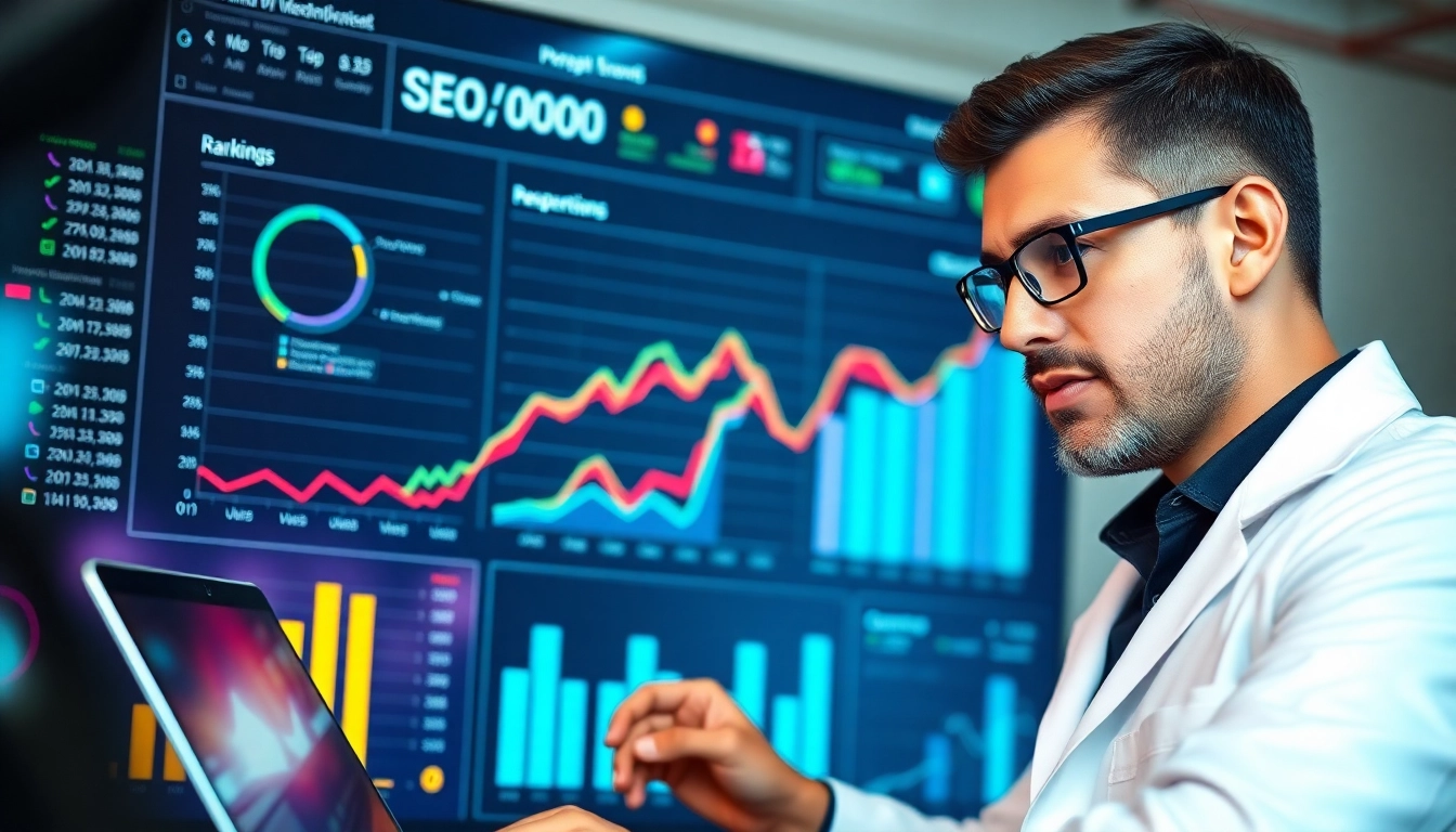 Expert SEO team optimizing strategies to help you rank your website higher in search results