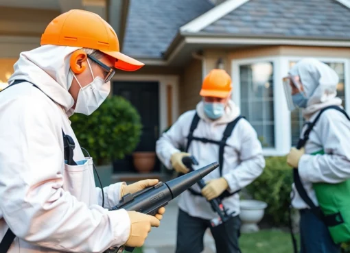 Experienced pest control service in Dubai safely eliminating pests using eco-friendly methods