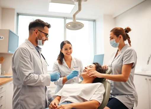 Ventura Bright Dental team providing friendly dental care in a warm, welcoming clinic