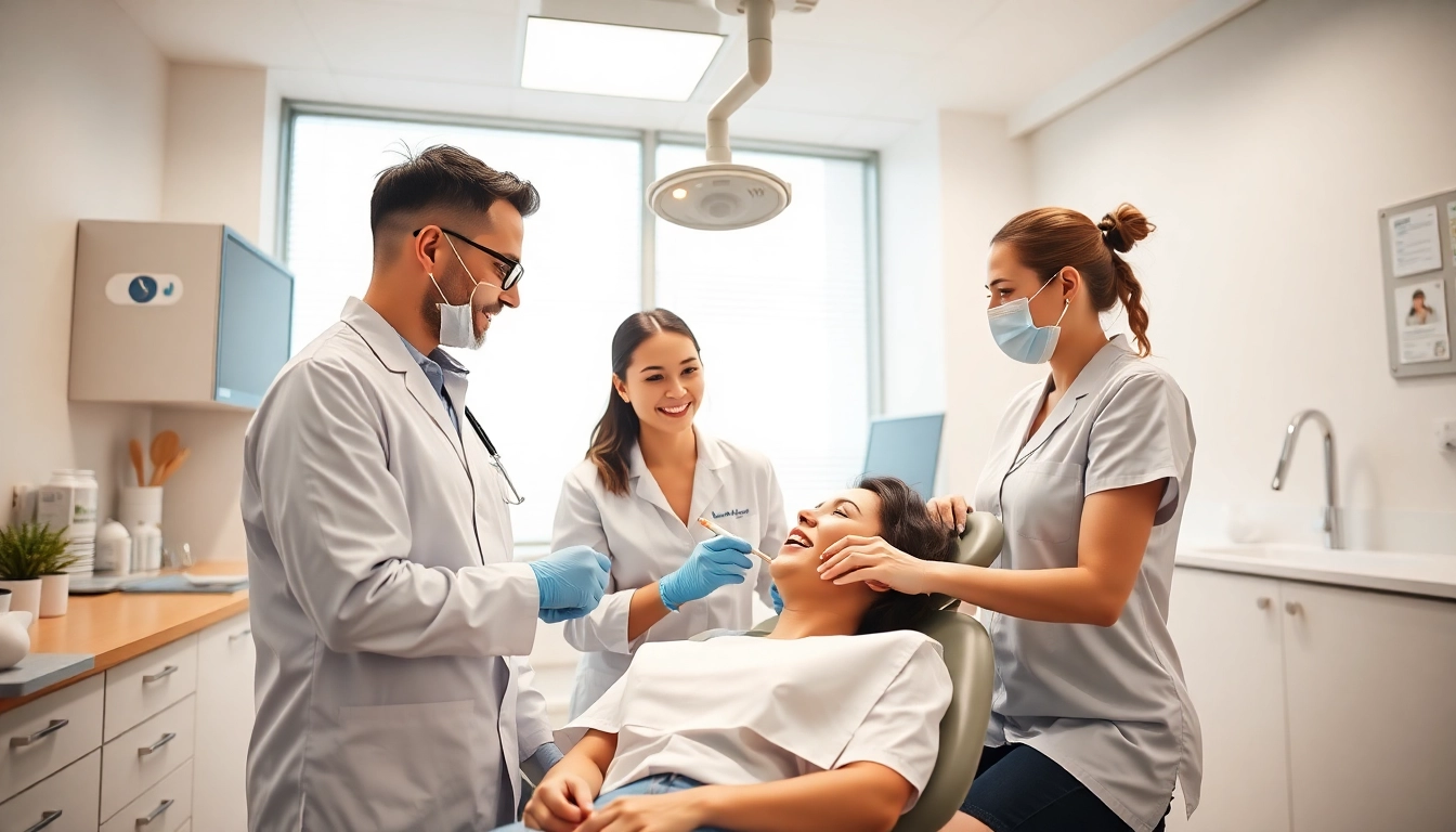 Ventura Bright Dental team providing friendly dental care in a warm, welcoming clinic