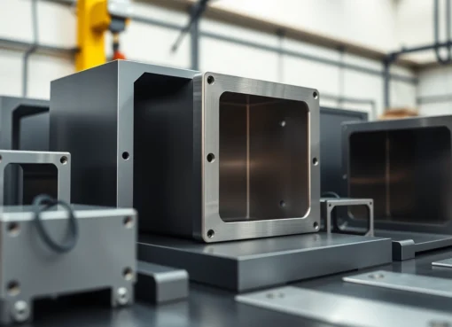 Professional manufacturing of obudowy aluminiowe, highlighting precision CNC aluminum