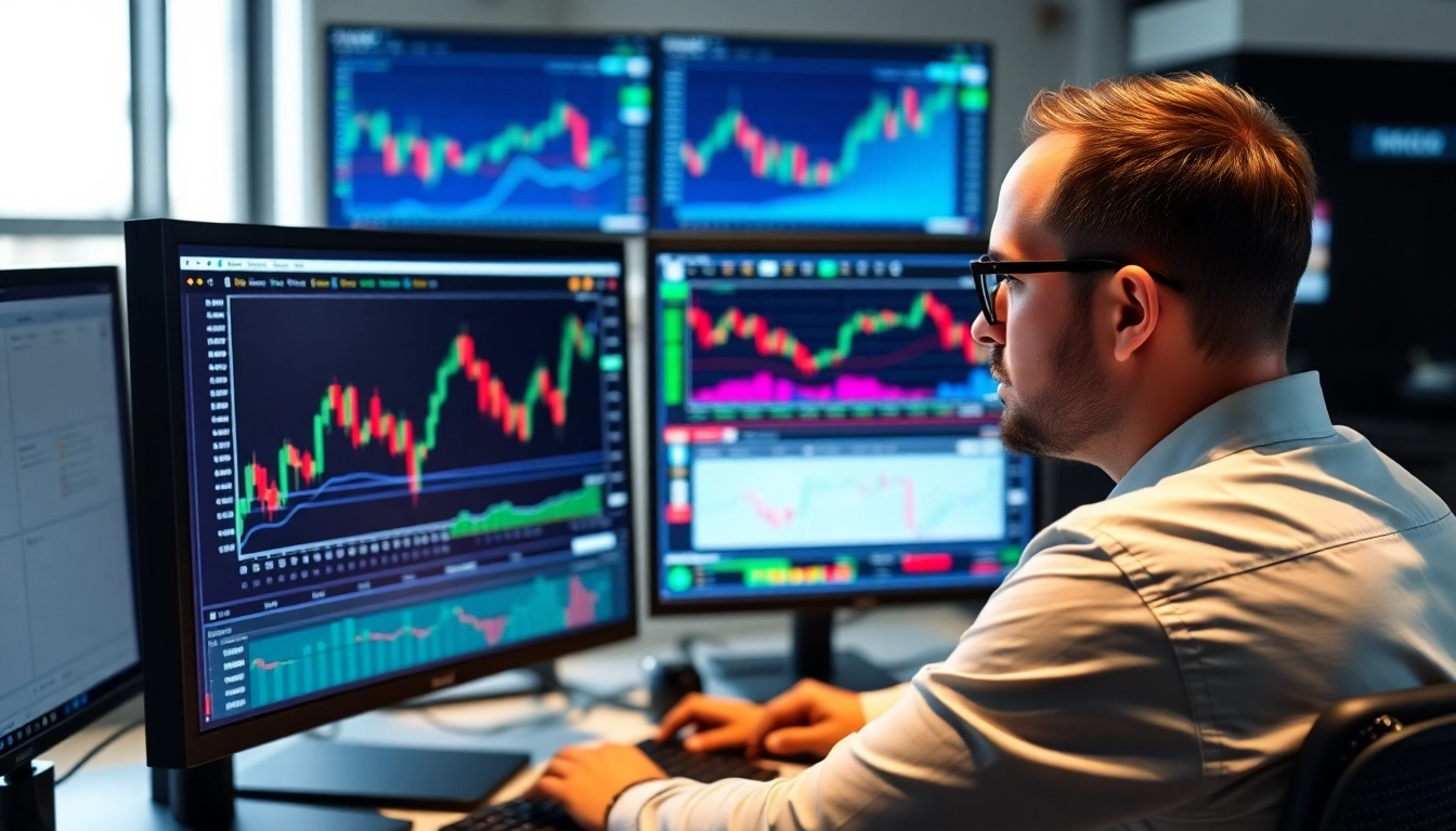 Trading view platform showing detailed stock and crypto charts designed for traders and