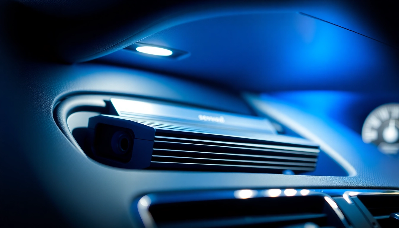 Powerful and sleek Best monoblock amplifier nz installed in a car with vibrant lighting,