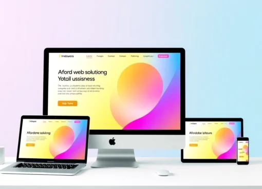 Design of affordable paginas web baratas with responsive layout on multiple devices,