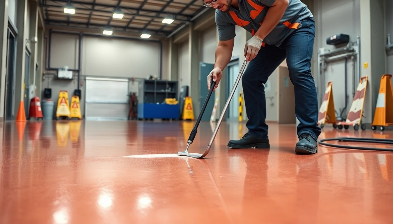 Experienced epoxy resin flooring contractors Birmingham crafting durable concrete overlays with