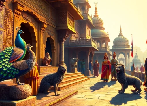 Visit httpgujaratigyan.com for inspiring Gujarati suvichar with a colorful illustration of a