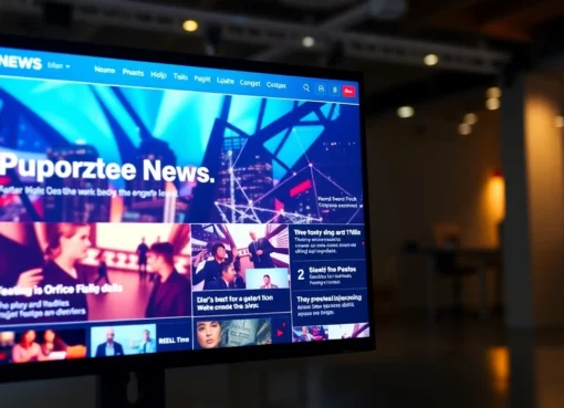 Verlässliche Online Zeitung: Ihr Wegweiser für aktuelle Trends, Nachrichten und Ratgeber Online Zeitung featuring engaging headlines and news headlines on a digital screen for daily